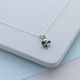 Sterling Silver Mouse Charm Necklace, thumbnail 1 of 2
