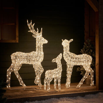 Twinkly Smart LED Light Up Christmas Reindeer Family, 11 of 12