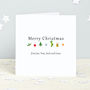 Personalised Christmas Icon Cards, thumbnail 2 of 2