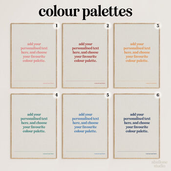 Personalised Quote Print Custom Text Gift, 4 of 9