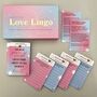 100 Love Lingo Cards, thumbnail 1 of 3