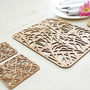 Grass In The Wind Place Mat And Coaster Set, thumbnail 2 of 2