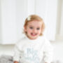 Embroidered Personalised Big/Little Sibling Sweatshirt Jumper, thumbnail 3 of 10