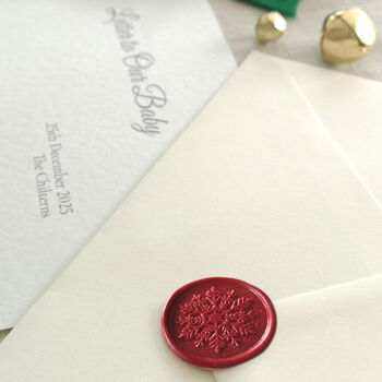 Christmas Snowflake Wax Seal Self Adhesive, 7 of 9