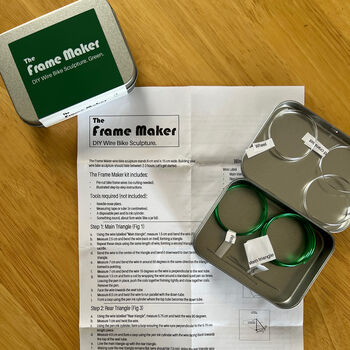 The Frame Maker DIY Wire Bike Sculpture, 11 of 12