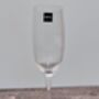 Set Of Two Ribbed/Linear Champagne Flutes/Glasses, thumbnail 3 of 4