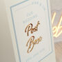 Modern Arch Wedding Card Post Box, thumbnail 6 of 8