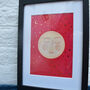 Red Full Moon Foiled Print, thumbnail 4 of 6