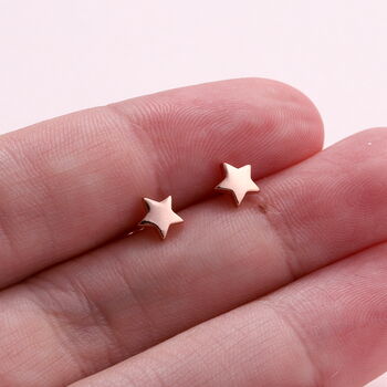 Sterling Silver 'You Are A Star' Star Earrings, 9 of 10