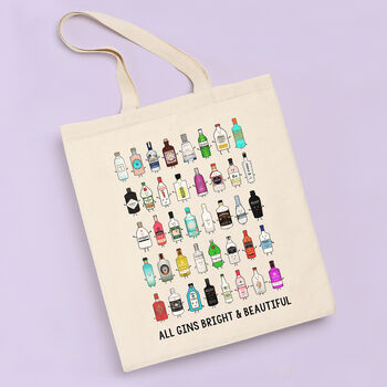 'All Gins Bright And Beautiful' Tote Bag, 3 of 6