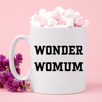 'Wonder Womum' Wonder Woman Mum Mug, 3 of 8