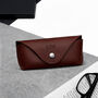 Handmade Personalised Leather Hard Glasses Case, thumbnail 2 of 4