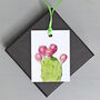 Gift Tags With Prickly Pear Illustration, thumbnail 3 of 4