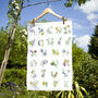 Inky Wildflower Tea Towel, thumbnail 1 of 12