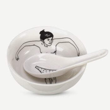 Undressed Bowl And Matching Spoon, 5 of 6