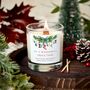 Merry Christmas To A Wonderful Auntie And Uncle Personalised Candle Gift, thumbnail 8 of 8