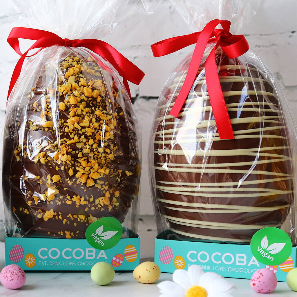 Vegan Milk Chocolate Easter Egg By Cocoba