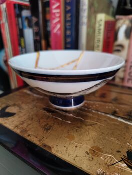 Japanese Kintsugi Repaired Rice Bowl, 4 of 4