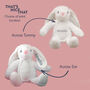 Personalised Rabbit Teddy Bear Soft Toy For Children, thumbnail 3 of 10