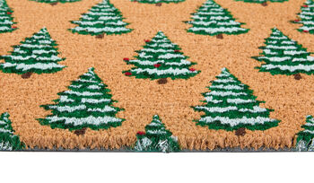 My Mat Printed Coir Christmas Trees, 4 of 5
