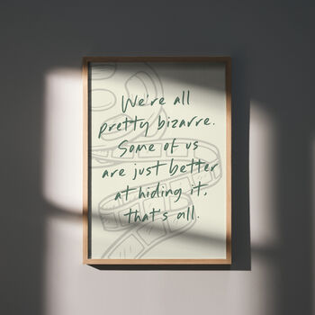 Personalised Movie Quote Print – Custom Film Lines Poster, 5 of 10