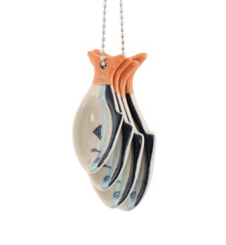 Sardine Ceramic Measuring Spoons, 3 of 4