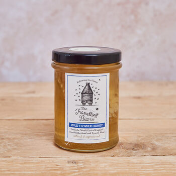 Wild Flower Honey With Honeycomb, Two Jars, 4 of 5