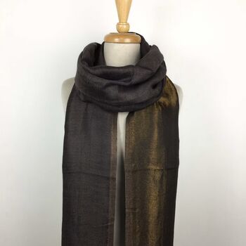 Reversible Merino Wool Shawl/ Scarf, 7 of 10