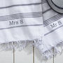 Set Of Two Personalised Hammam Towel Set, thumbnail 3 of 6