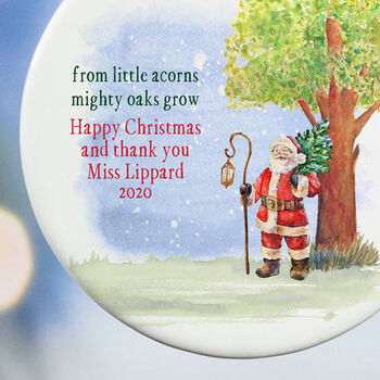Christmas Teacher Gift And Card Little Acorns Big Oaks, 2 of 8
