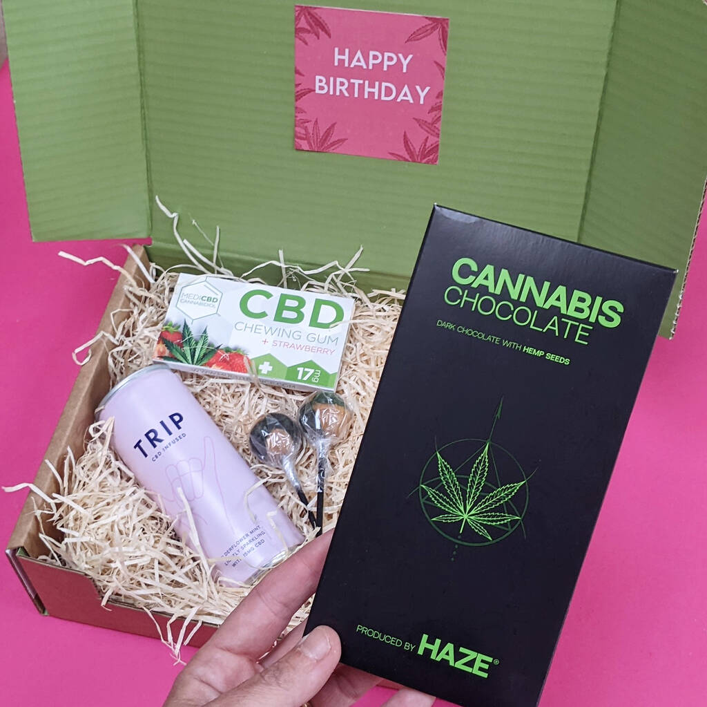 Personalised Cbd Food And Drink Gift Set By MixPixie