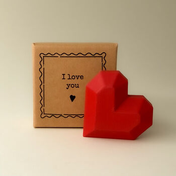 I Love You Tiny Little Gifts Geometric Heart, 4 of 4