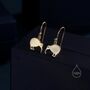 Kiwi Bird Drop Hook Earrings In Sterling Silver, thumbnail 5 of 10