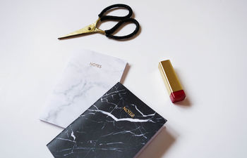 Marble And Gold Foil Set Of Notebooks, 2 of 4