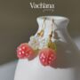 Sweet Strawberry Dangle Earrings, thumbnail 1 of 2