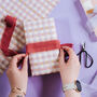 Pastel Gingham Wrapping Paper For Birthdays, Weddings, Anniversaries, Baby Showers And Christmas, thumbnail 3 of 8
