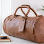 Personalised Barrel Bag With Luggage Tag, thumbnail 1 of 11