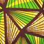 Yellow And Green Geometric Triangles African Lampshade, thumbnail 5 of 9