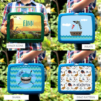 Personalised Plastic Lunch Box Various Designs, 3 of 12