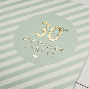 30th Birthday Party Invites, 2 of 2