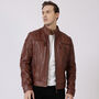 Mens' Luxury Sheepskin Leather Jacket, thumbnail 8 of 11