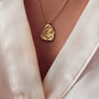 Luna Crescent Moon Necklace Gold Plated, thumbnail 1 of 8