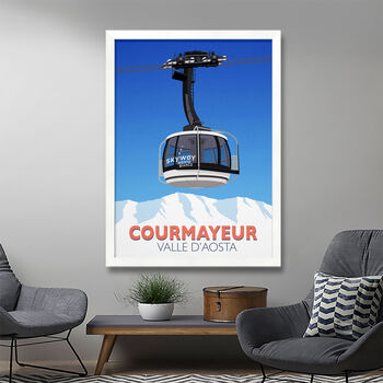 Courmayeur Ski Resort Poster, 2 of 6