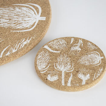 Cork Placemats And Coasters | Thistle, 4 of 8