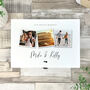 Personalised Couples Photo White Wooden Keepsake Memory Box, thumbnail 3 of 10