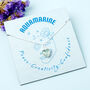 Healing Aquamarine Heart Gemstone Gold Plated Necklace, thumbnail 10 of 10