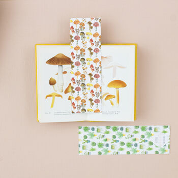 Mushrooms And Plants Reversible Bookmark, 3 of 6