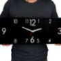 Minimalistic Scandinavian Luxury Wooden Wall Clock, thumbnail 1 of 10