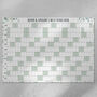 Personalised 2026 Wall Calendar | A1 Or A2 Eucalyptus Planner, thumbnail 3 of 5