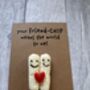 Chips Crochet Birthday Thank You Card Handmade, thumbnail 10 of 12